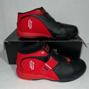New Vintage Marbury Big Ben Wallace Starbury Shoes Black Red 9 Detroit Pistons